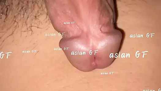 Lastly, baby cum inside! Asian Girlfriend!