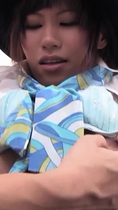 Slim Japanese Girl wit small Tits in Pantyhose seduce to Uncensored JAV Creampie CFNM Fuck | Clip 1