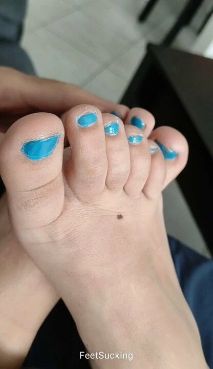 Pés sensuais da minha amiga sexy
