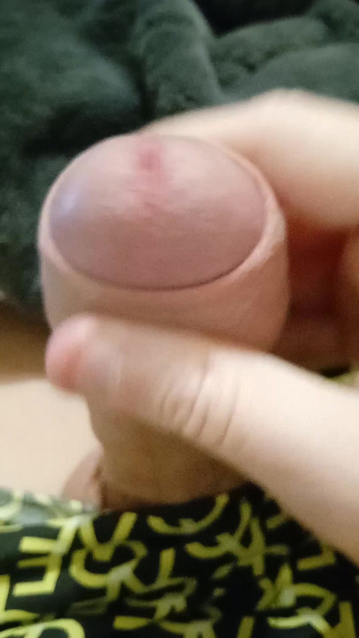 It's hard to be born with a big and thick dick because he constantly needs to be masturbated