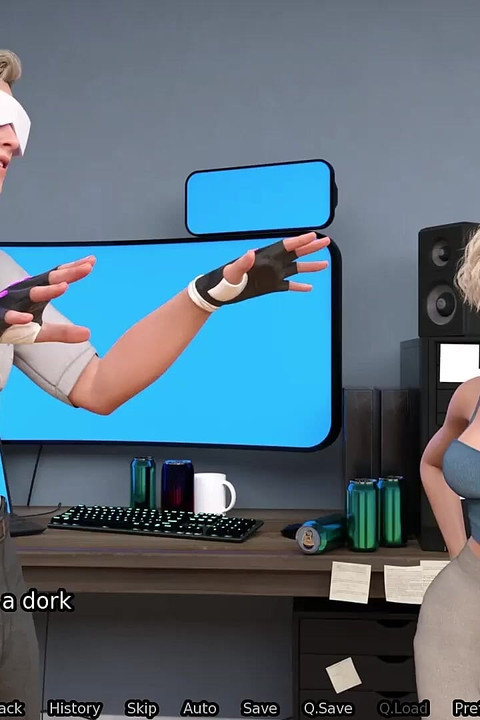 Butt Fucking Stepsister in VR and Real Life -sexbot Animated Sex Game Gameplay