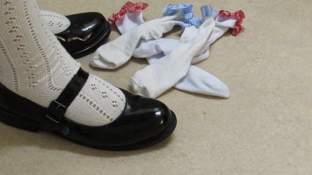 Sissy Beccy in pretty socks