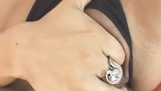 Brunette Babe Fingers Dripping Pussy to Explosive Orgasm