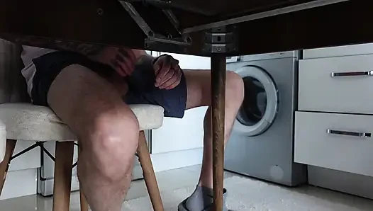 As Soon as the Wife Left the House, He Immediately Fucked the Maid in the Ass!