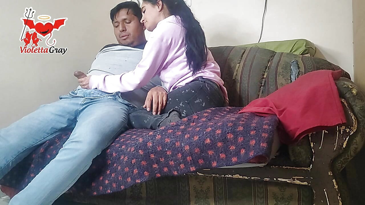 MY BOYFRIEND FUCKS ME HARD IN THE LIVING ROOM