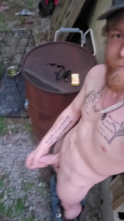 Horny stud masterbateing