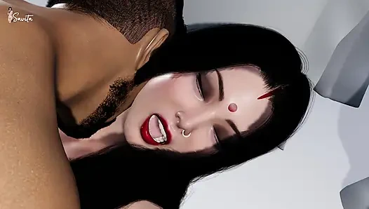 Das knisternde Desi savita bhabhi bekommt ihre enge muschi von geilem Devar geritten