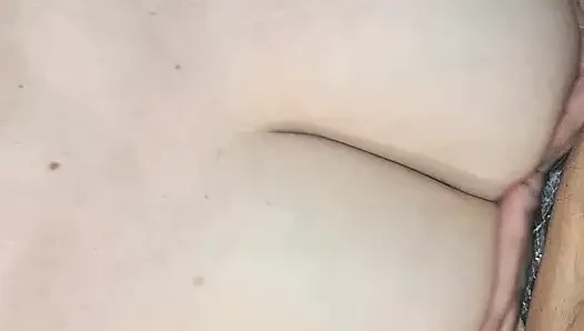 The unexpected titty fuck and blow job