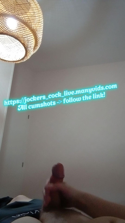 Masturbation of my beautiful and sweet cock - watching gives my stepsister a big thrill  #17