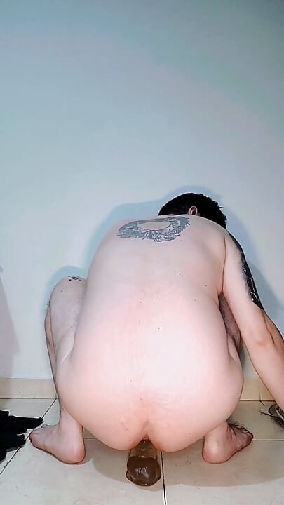 Practice with My Wife's Dildo