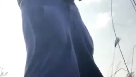 Masturbating Alone Intensely in the Bush