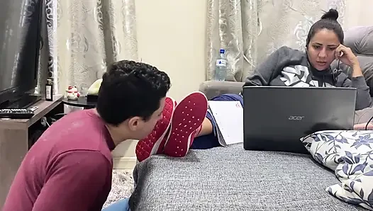 Kiffa Ignores Foot Slave While He Licks Her Sneakers Clean