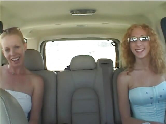 Curly Haired Blonde Flashes Her Snatch Outdoor and Rides Cock for Cum Reward