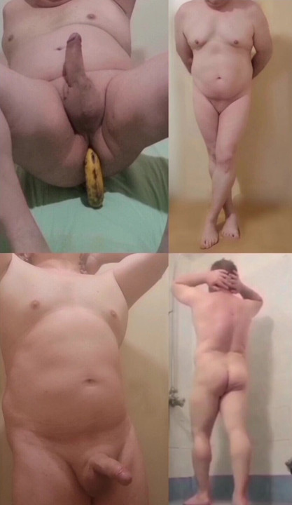 Me poses naked bathing