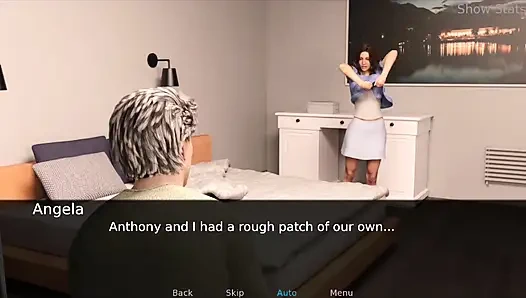 Ateşli evli kadın: Merry ve Jenny dışarı çıktı