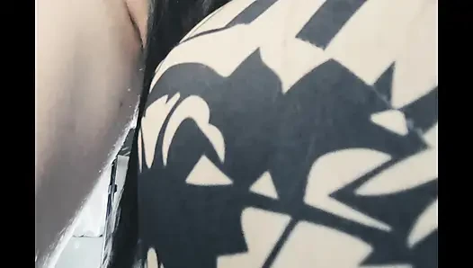 Cheating wife Mrs Noir fucks husbands friend and films pov big white coc...