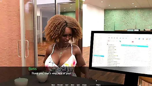 Black Lady Boss Suking Billy Cock In Office