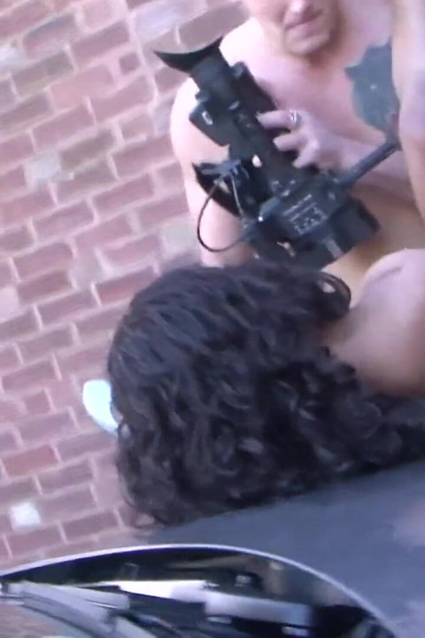 Ebony Kiki gets pounded in POV by Kane outdoor