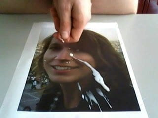 Amazing tribute cumshot for MrsBubby