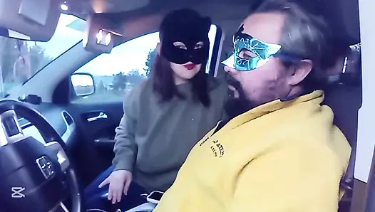 Face slapping in the Car