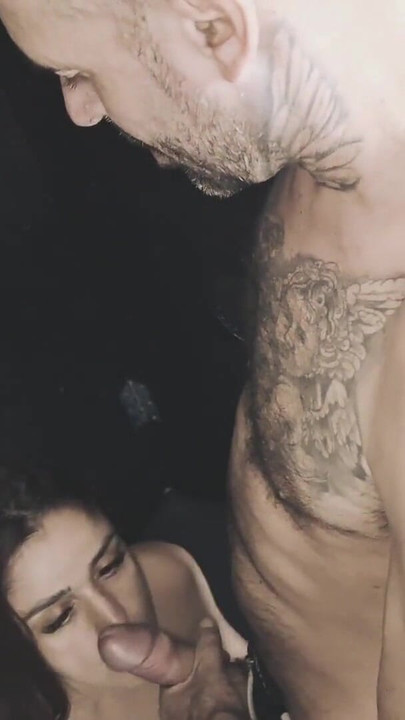 Wife sucking strangers in gloryhole! | Clip 1