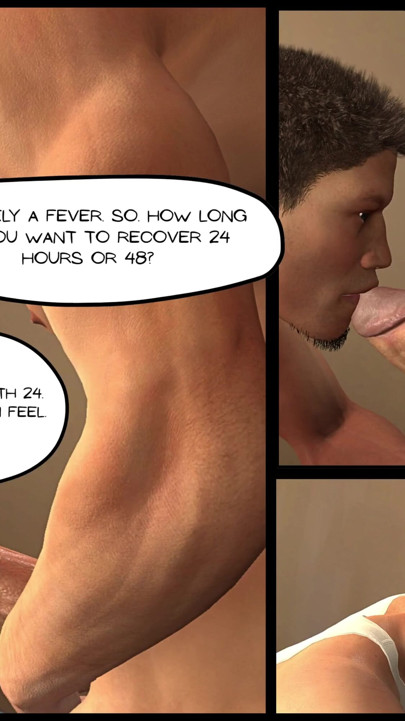 The company doctor, unexpected call from home - #FURRKO Gay 3D Motion Comic - Monster Cock Anal Sex Massive Cum | Clip 1