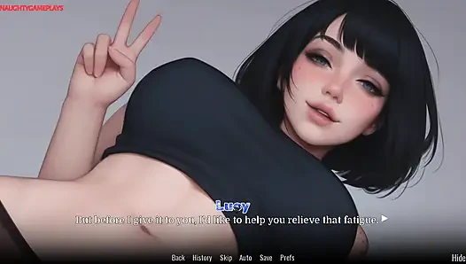 Hot Pervert Stepsister Gets Her Mouth Fucked By Huge Cock - Obsessed Lucy Part 04 By VNGTrash