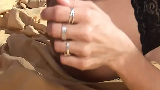 Blonde MILF Deepthroats Throbbing Cock Before Sloppy Ride