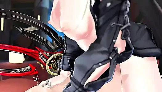 PoV 3D sex-animation mit Chisa wuthering wellen