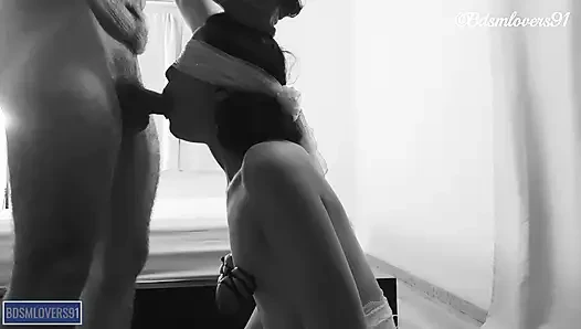 Cum filled mouth in UNFORGIVING Bdsm dominance