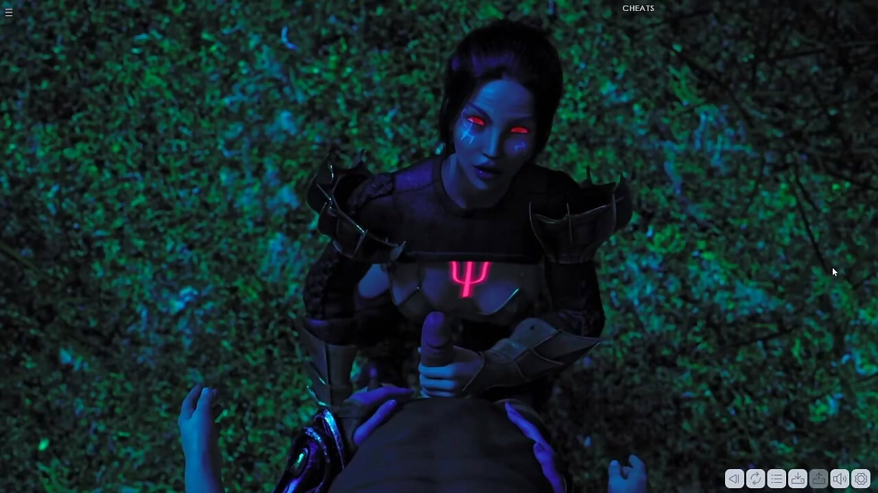 James Having Threesome With Two Evil Girls In Forest