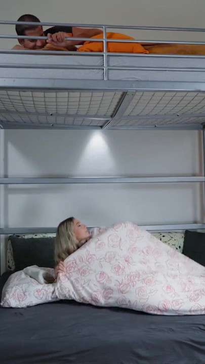 DADDY4K. Woke up her boyfriend while daddy creampie her | Clip 2