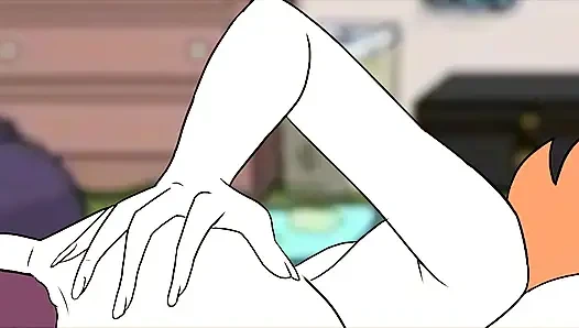 Бет Смит и Space Beth Dominate Jessica — сборник Rick And Morty Lesbian с Strap-On и Squirt