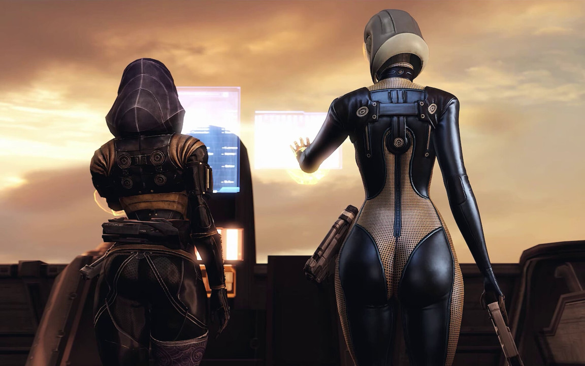 Space Commander Ava Futa Girl 3D Animation - Universal Defenders