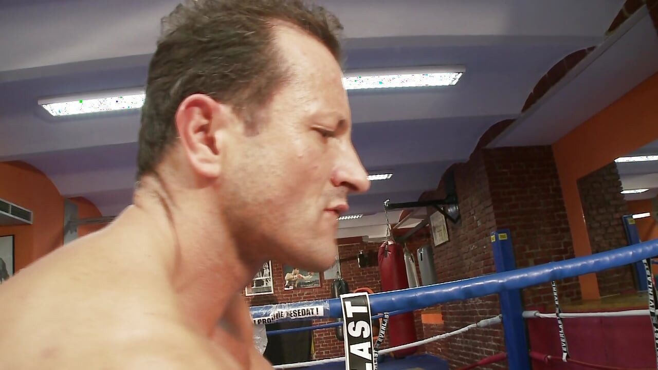 Amazing busty blonde fucks horny boxing coach