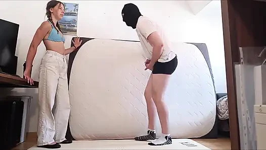 Hard Kicks From Her in the Balls