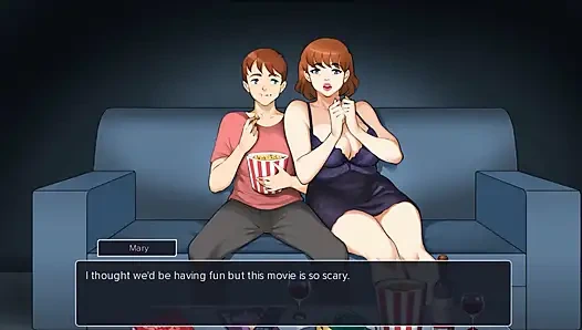 Fingering kakak iparku sambil nonton TV