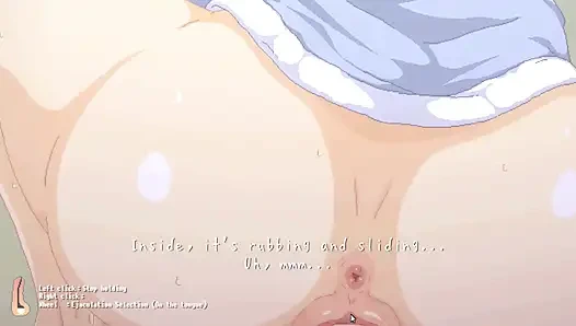 Хентай игра - грудастую девушку с огромными сиськами и задницей раздалбляют зимой