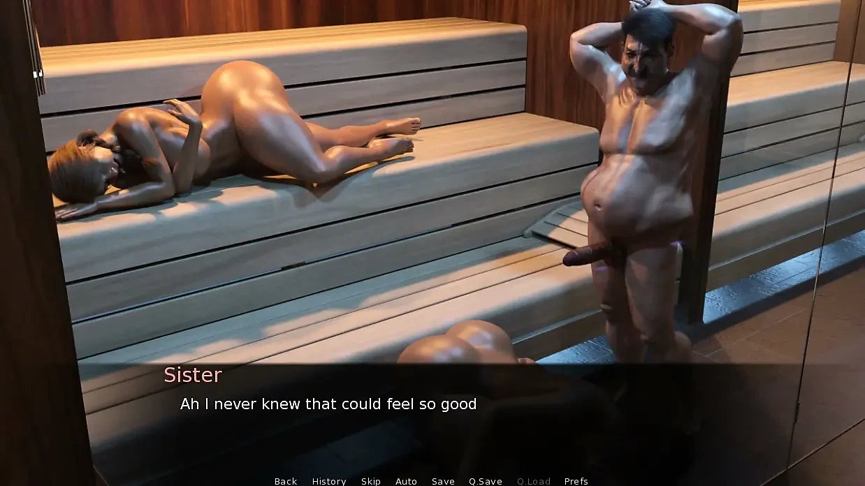 Grandpas Visit -g'sv - Gameplay - Roleplay - Sauna - Threesome