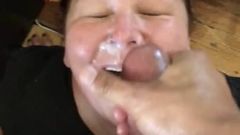 BJ and Messy Facial - Cum Whore Training  - 8