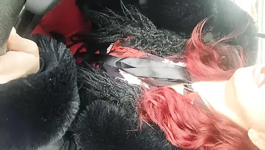 The whore driver is scurrilous and rude