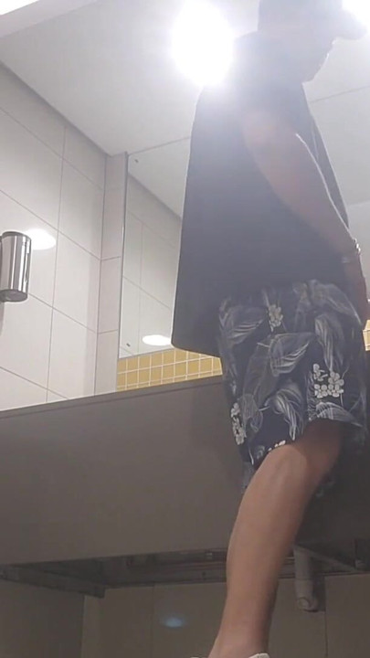 Spectacular moment from "Cheating with my ex wife in public bathroom while my new wife is busy shopping"