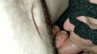 Blowjob with cockring 