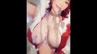 SOP:Mika Kano-Christmas cosplay Cum Tribute