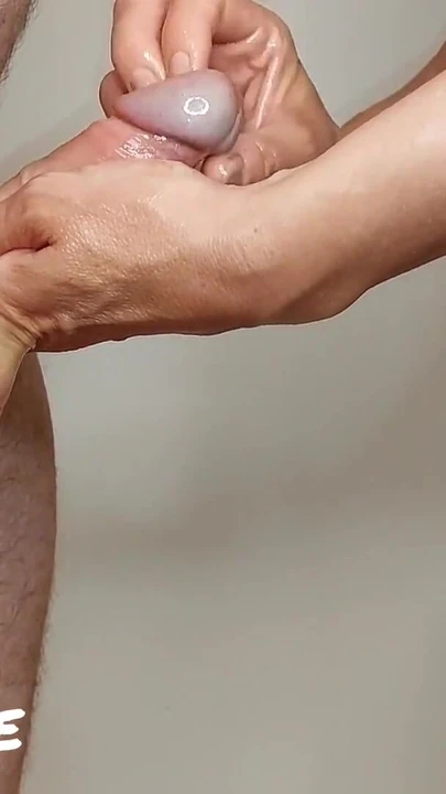 Thrilling moment from "A Masterclass In Edging Handjobs (Milking-time)"
