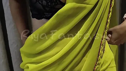 Riya in Saree #44 Wild Smooching