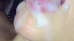 Cum in own mouth inspiration 2