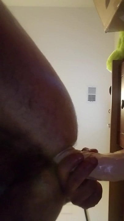 fucking my new 14 inch toy