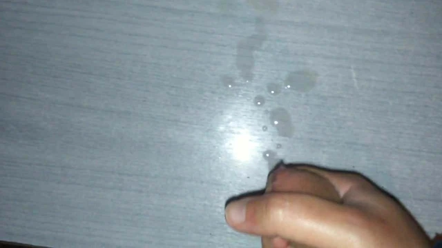 cumming on desk