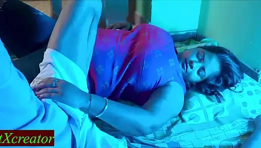 Güzel büyük memeli yenge devar ile sert seks! Hintli kadın seks yapıyor